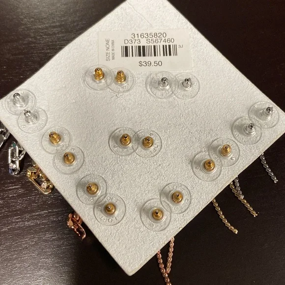 LOFT Mixed Metal Earrings Set - Picture 2 of 3